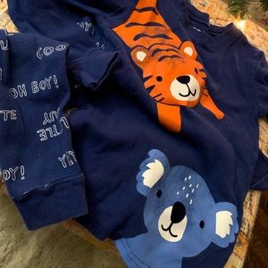 Koalas AND Tigers!? So cute toddler Pj set, EUC